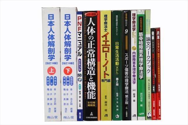 医学書･医学専門書、理学療法・作業療法・リハビリテーションの教科書・専門書の買取