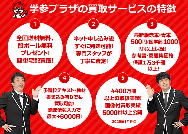 大学受験 予備校テキスト・教材を高価買取致します｜学参プラザ